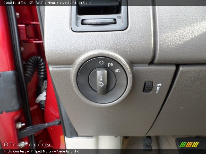 Redfire Metallic / Medium Light Stone 2008 Ford Edge SE