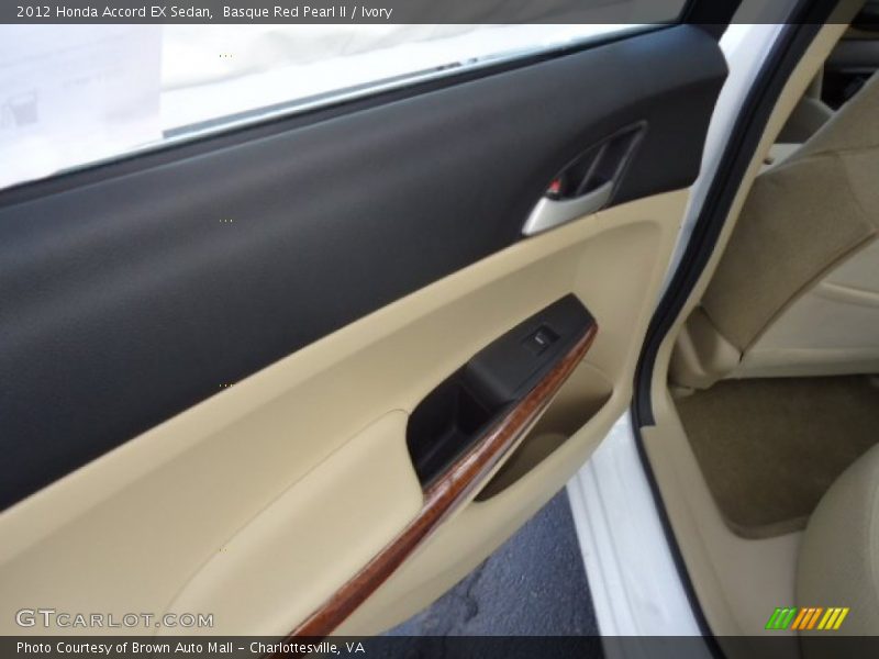 Basque Red Pearl II / Ivory 2012 Honda Accord EX Sedan