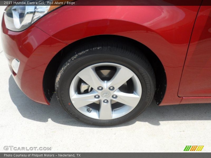 Red Allure / Beige 2013 Hyundai Elantra GLS