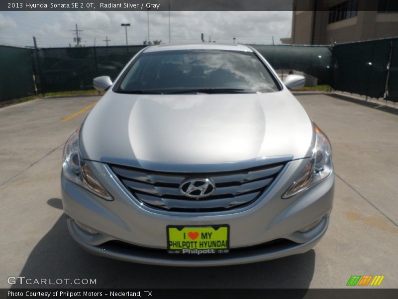 Radiant Silver / Gray 2013 Hyundai Sonata SE 2.0T