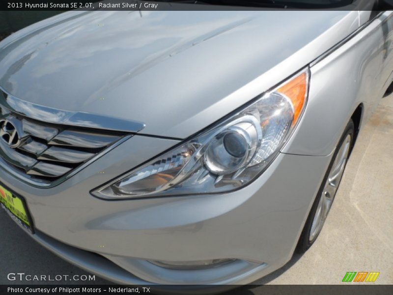Radiant Silver / Gray 2013 Hyundai Sonata SE 2.0T