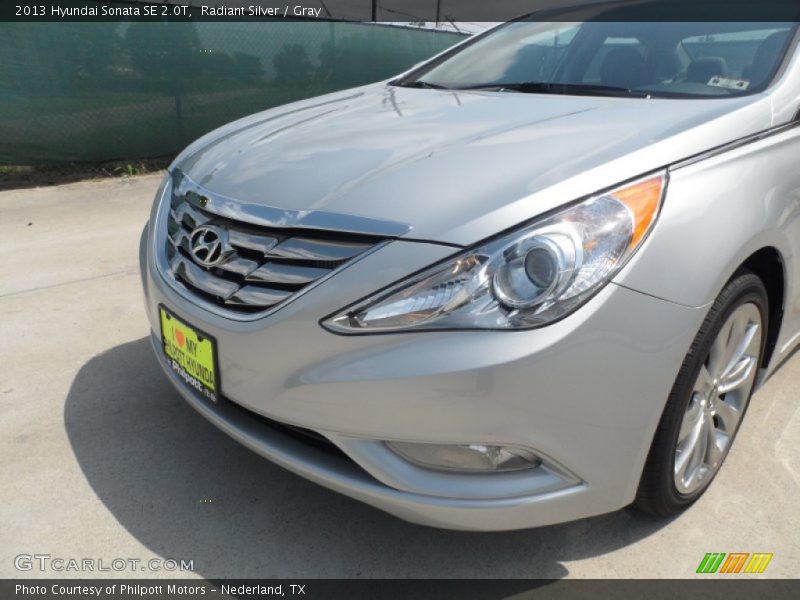 Radiant Silver / Gray 2013 Hyundai Sonata SE 2.0T