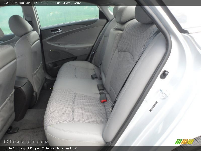  2013 Sonata SE 2.0T Gray Interior