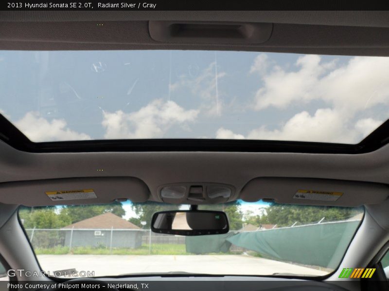 Radiant Silver / Gray 2013 Hyundai Sonata SE 2.0T