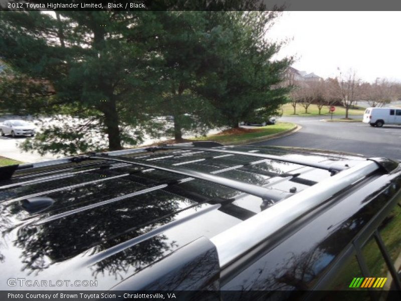 Black / Black 2012 Toyota Highlander Limited