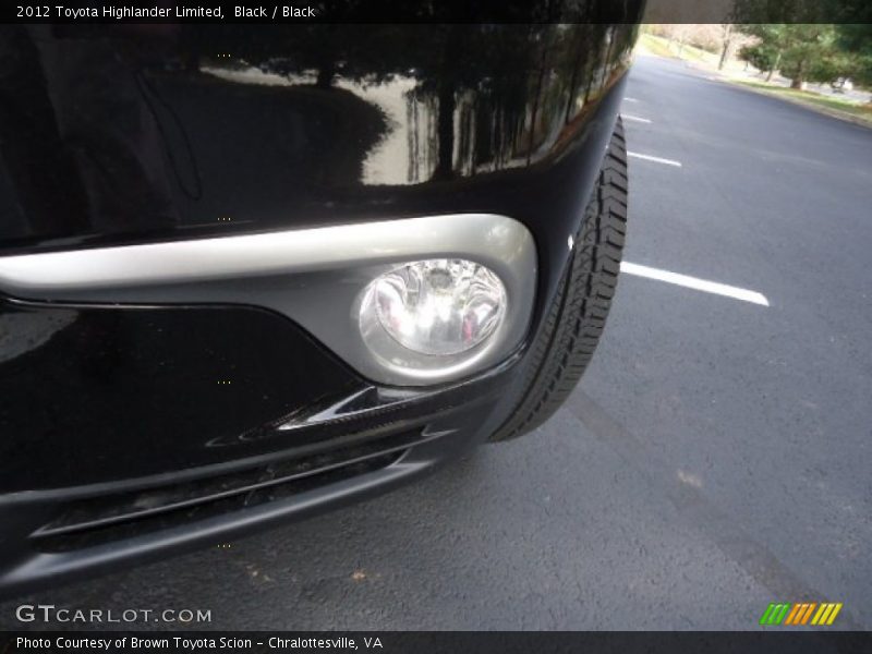 Black / Black 2012 Toyota Highlander Limited