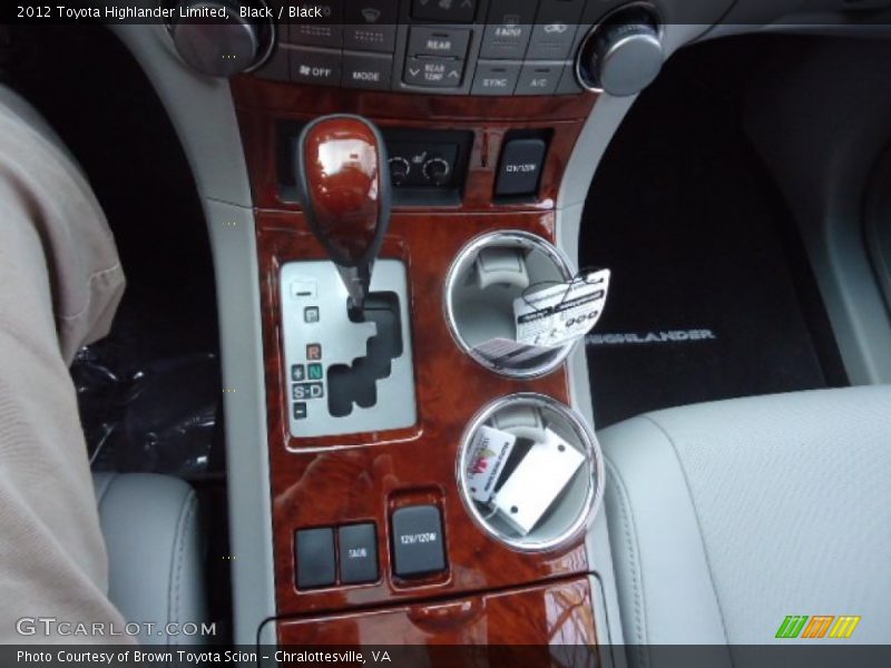 Black / Black 2012 Toyota Highlander Limited