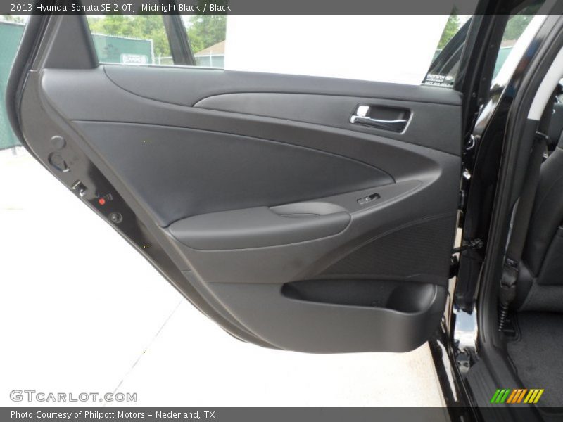 Midnight Black / Black 2013 Hyundai Sonata SE 2.0T