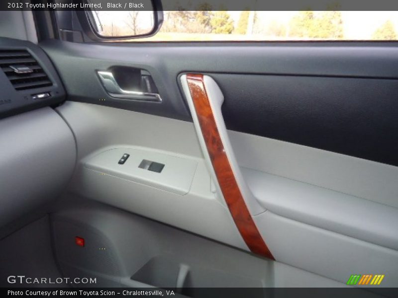 Black / Black 2012 Toyota Highlander Limited
