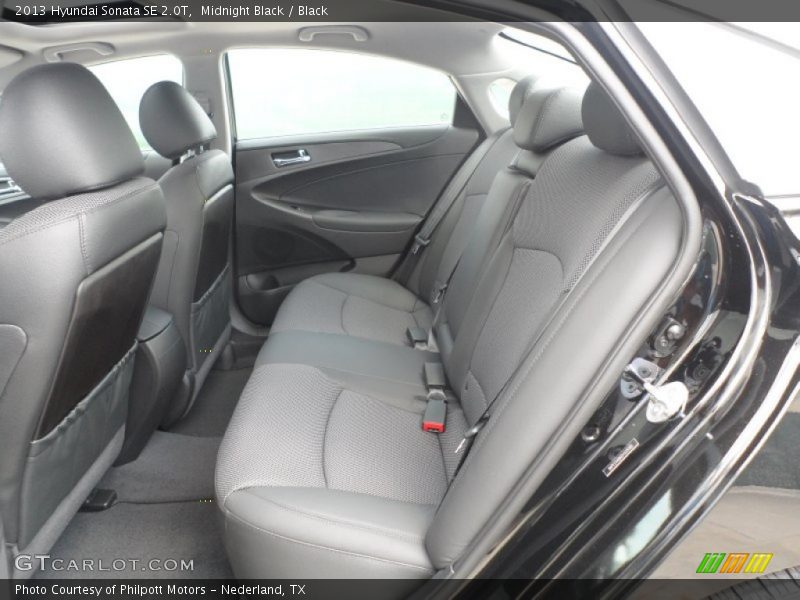 Midnight Black / Black 2013 Hyundai Sonata SE 2.0T