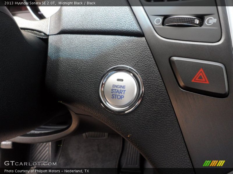 Midnight Black / Black 2013 Hyundai Sonata SE 2.0T