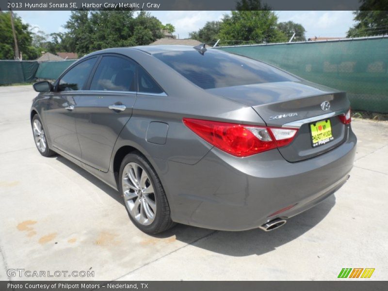 Harbor Gray Metallic / Gray 2013 Hyundai Sonata SE