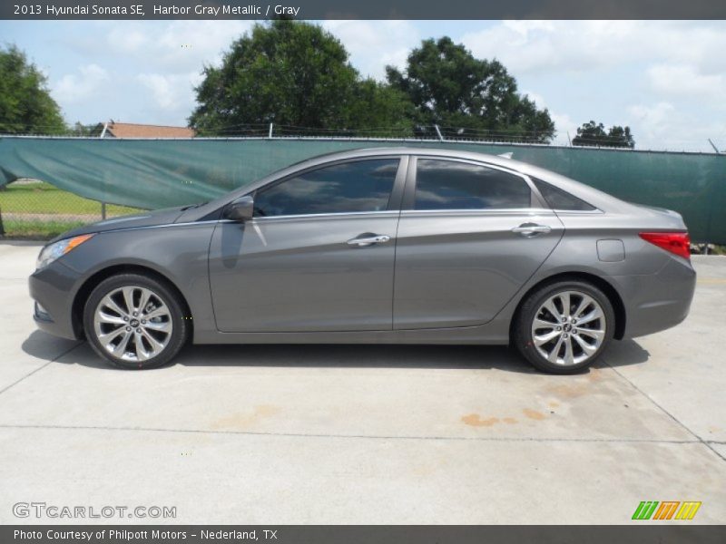 Harbor Gray Metallic / Gray 2013 Hyundai Sonata SE