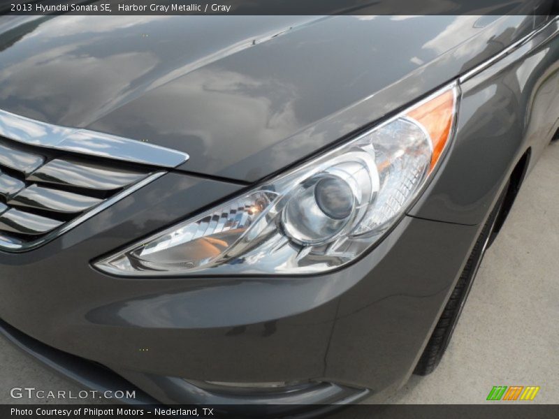 Harbor Gray Metallic / Gray 2013 Hyundai Sonata SE