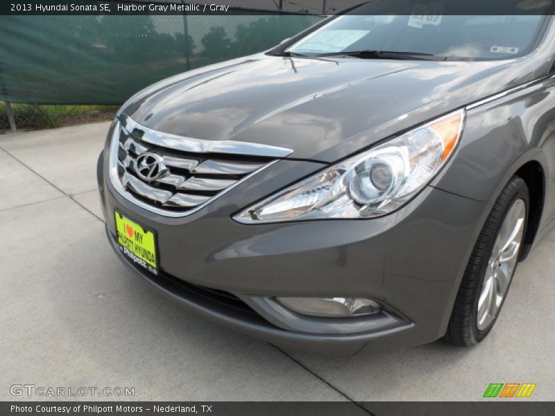 Harbor Gray Metallic / Gray 2013 Hyundai Sonata SE