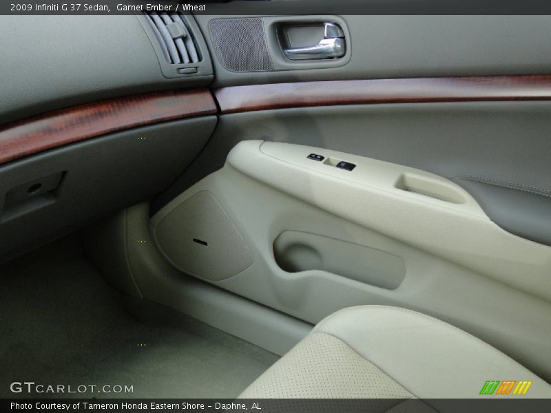Garnet Ember / Wheat 2009 Infiniti G 37 Sedan