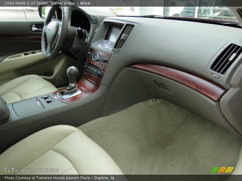 Garnet Ember / Wheat 2009 Infiniti G 37 Sedan