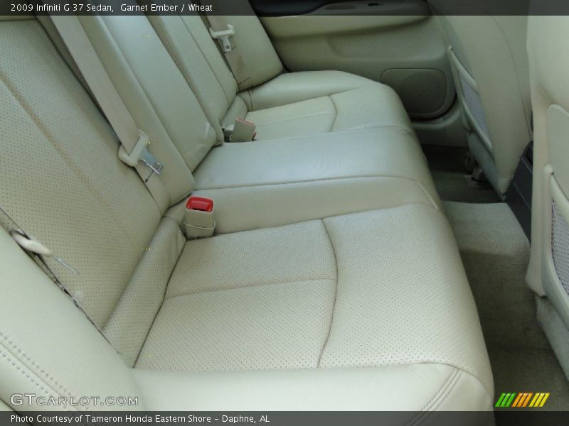 Garnet Ember / Wheat 2009 Infiniti G 37 Sedan