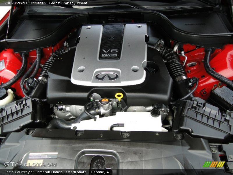 Garnet Ember / Wheat 2009 Infiniti G 37 Sedan