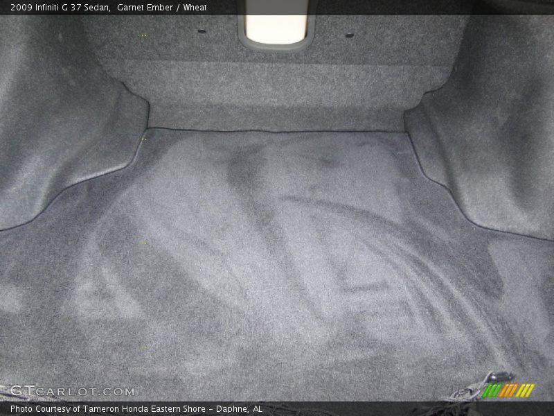Garnet Ember / Wheat 2009 Infiniti G 37 Sedan
