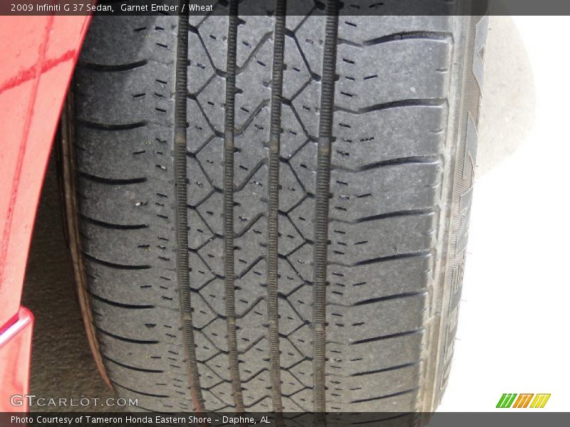 Garnet Ember / Wheat 2009 Infiniti G 37 Sedan