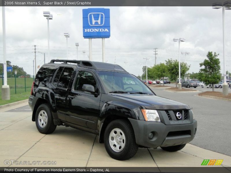 Super Black / Steel/Graphite 2006 Nissan Xterra S