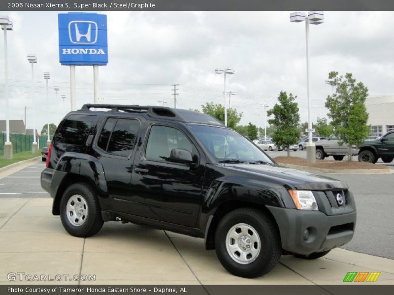 Super Black / Steel/Graphite 2006 Nissan Xterra S