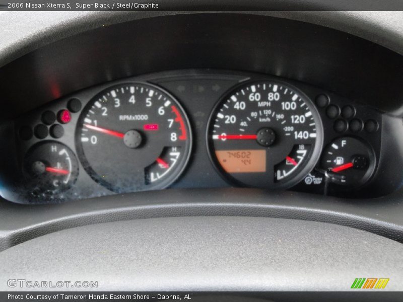 Super Black / Steel/Graphite 2006 Nissan Xterra S