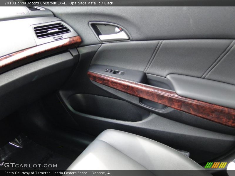 Opal Sage Metallic / Black 2010 Honda Accord Crosstour EX-L