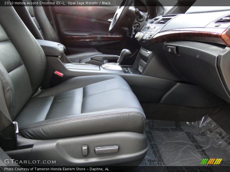 Opal Sage Metallic / Black 2010 Honda Accord Crosstour EX-L