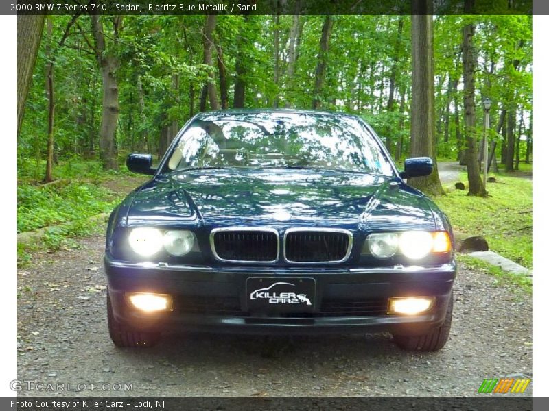 Biarritz Blue Metallic / Sand 2000 BMW 7 Series 740iL Sedan