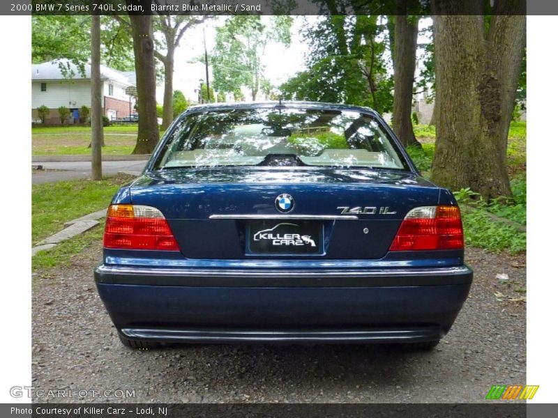 Biarritz Blue Metallic / Sand 2000 BMW 7 Series 740iL Sedan