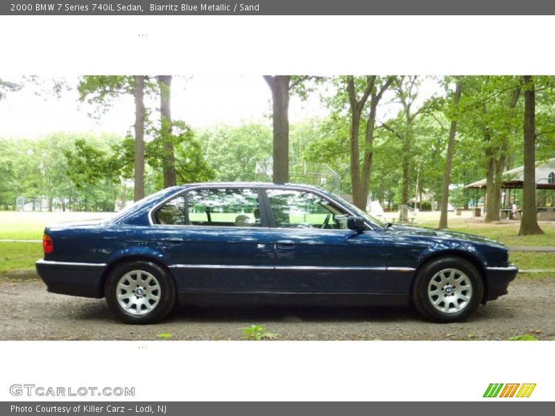 Biarritz Blue Metallic / Sand 2000 BMW 7 Series 740iL Sedan