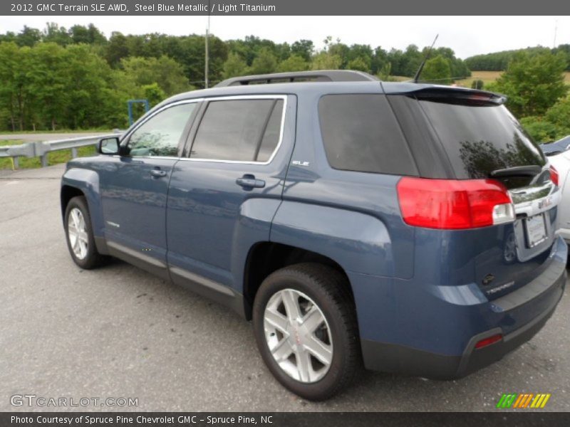 Steel Blue Metallic / Light Titanium 2012 GMC Terrain SLE AWD
