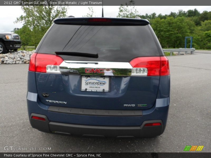 Steel Blue Metallic / Light Titanium 2012 GMC Terrain SLE AWD