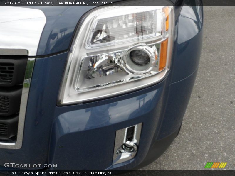 Steel Blue Metallic / Light Titanium 2012 GMC Terrain SLE AWD