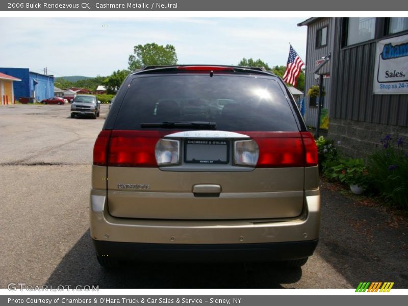 Cashmere Metallic / Neutral 2006 Buick Rendezvous CX