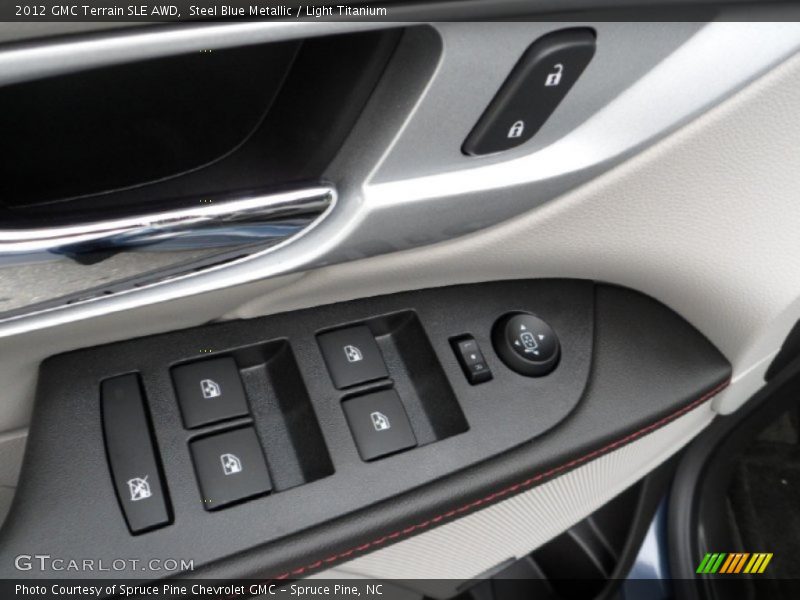 Steel Blue Metallic / Light Titanium 2012 GMC Terrain SLE AWD
