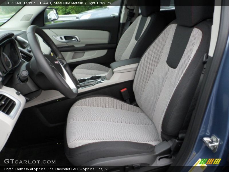 Steel Blue Metallic / Light Titanium 2012 GMC Terrain SLE AWD