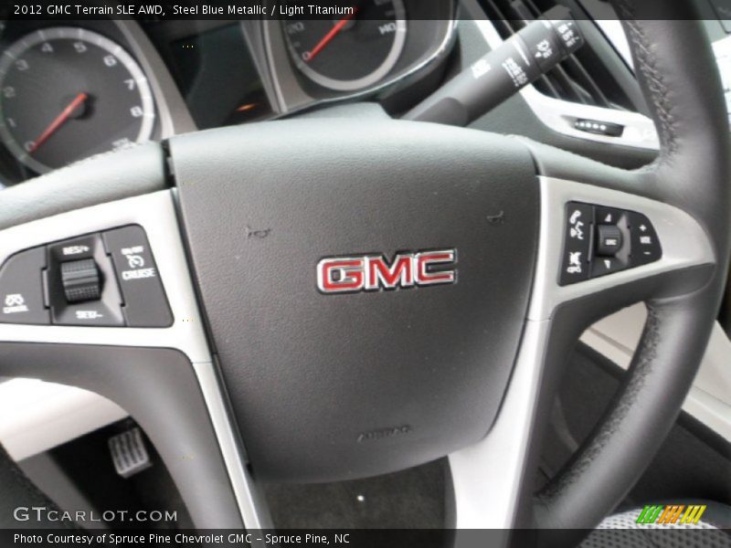 Steel Blue Metallic / Light Titanium 2012 GMC Terrain SLE AWD