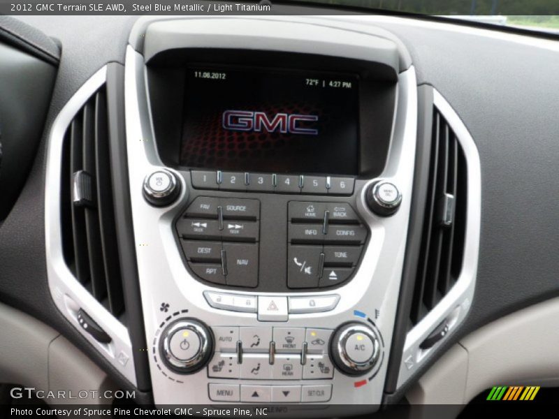 Steel Blue Metallic / Light Titanium 2012 GMC Terrain SLE AWD