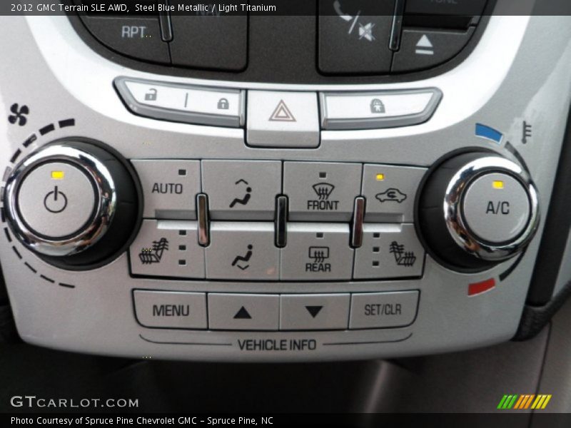 Steel Blue Metallic / Light Titanium 2012 GMC Terrain SLE AWD