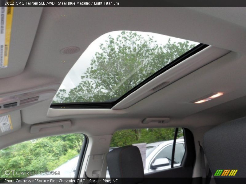 Steel Blue Metallic / Light Titanium 2012 GMC Terrain SLE AWD