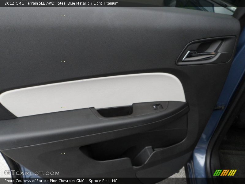 Steel Blue Metallic / Light Titanium 2012 GMC Terrain SLE AWD