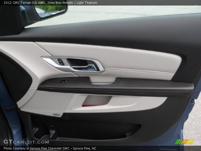 Steel Blue Metallic / Light Titanium 2012 GMC Terrain SLE AWD