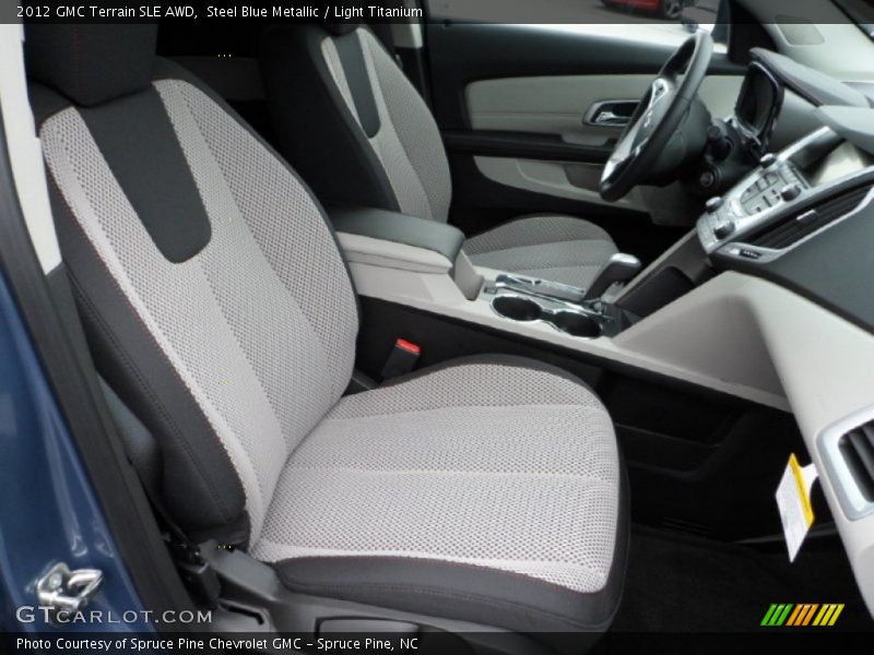 Steel Blue Metallic / Light Titanium 2012 GMC Terrain SLE AWD