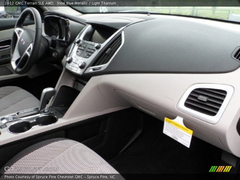 Steel Blue Metallic / Light Titanium 2012 GMC Terrain SLE AWD