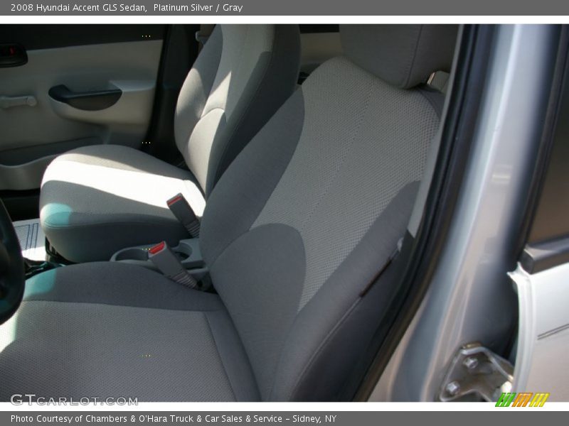 Platinum Silver / Gray 2008 Hyundai Accent GLS Sedan