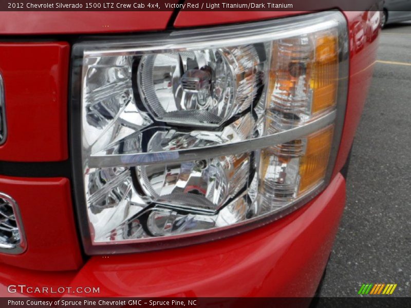 Victory Red / Light Titanium/Dark Titanium 2012 Chevrolet Silverado 1500 LTZ Crew Cab 4x4