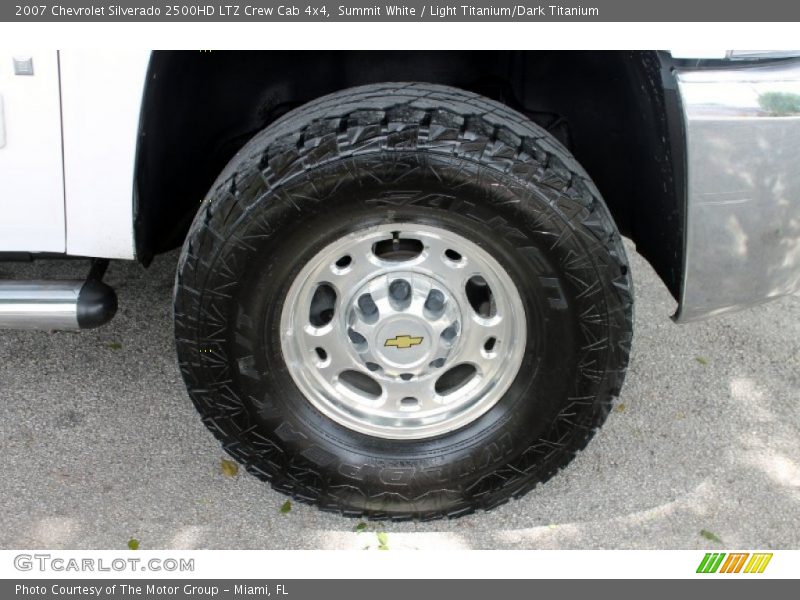 Summit White / Light Titanium/Dark Titanium 2007 Chevrolet Silverado 2500HD LTZ Crew Cab 4x4